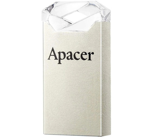 Флеш-накопичувач USB 64GB Apacer AH111 Silver/Crystal (AP64GAH111CR-1)
