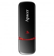 Флеш-накопичувач USB 64GB Apacer AH333 Black (AP64GAH333B-1)