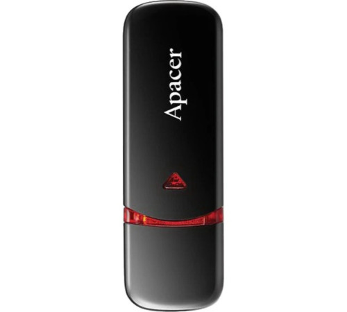 Флеш-накопичувач USB 64GB Apacer AH333 Black (AP64GAH333B-1)