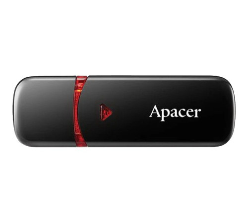 Флеш-накопичувач USB 64GB Apacer AH333 Black (AP64GAH333B-1)