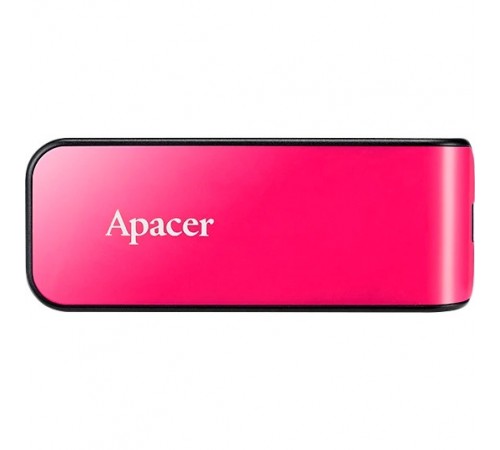 Флеш-накопичувач USB 64GB Apacer AH334 Pink (AP64GAH334P-1)