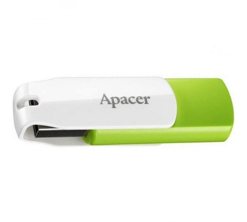 Флеш-накопичувач USB 64GB Apacer AH335 White/Green (AP64GAH335G-1)