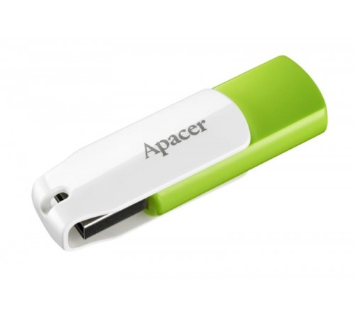 Флеш-накопичувач USB 64GB Apacer AH335 White/Green (AP64GAH335G-1)