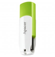 Флеш-накопичувач USB 64GB Apacer AH335 White/Green (AP64GAH335G-1)