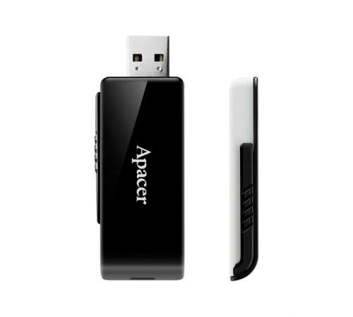 Флеш-накопичувач USB3.2 64GB Apacer AH350 Black (AP64GAH350B-1)