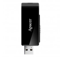 Флеш-накопичувач USB3.2 64GB Apacer AH350 Black (AP64GAH350B-1)