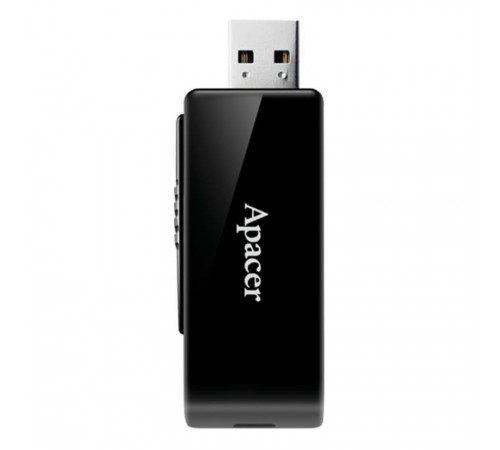Флеш-накопичувач USB3.2 64GB Apacer AH350 Black (AP64GAH350B-1)
