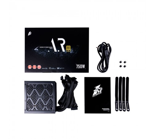 Блок живлення 1stPlayer PS-750AR (AR-GLD-750-BK-EU) 750W