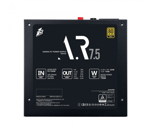 Блок живлення 1stPlayer PS-750AR (AR-GLD-750-BK-EU) 750W