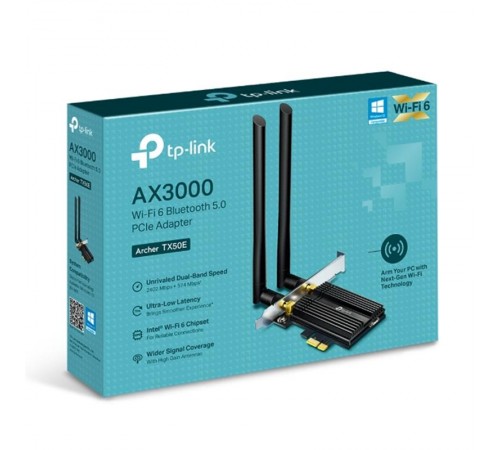 Бездротовий адаптер PCIe TP-Link ARCHER TX50E Бездротовий адаптер PCIe TP-Link ARCHER TX50E