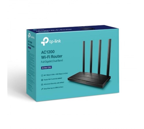 Бездротовий маршрутизатор TP-Link Archer C6U Бездротовий маршрутизатор TP-Link Archer C6U