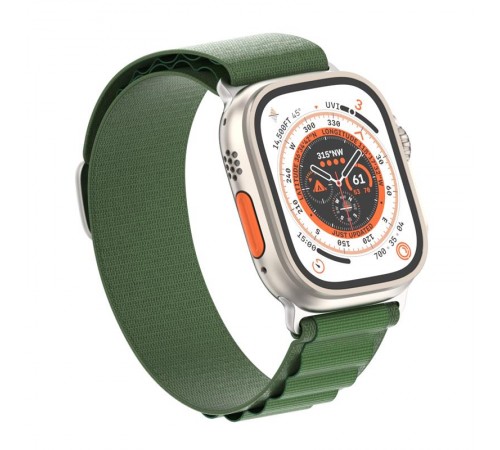 Ремінець Armorstandart Alpina Band для Apple Watch 38mm/40mm/41mm Green (ARM64980)