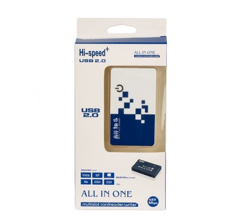 Кардрідер USB 2.0 Atcom TD2029 MS, SD, microSD/TF, M2 Black (AT10729) Кардрідер USB 2.0 Atcom TD2029 MS, SD, microSD/TF, M2 Black (AT10729)