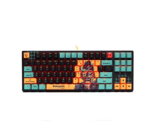 Клавіатура Bloody AT87 RGB Renegade Black/Yellow