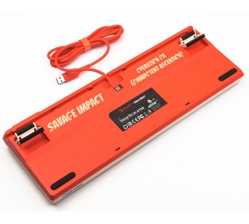 Клавіатура Bloody AT98 RGB Proxy Boom White/Red