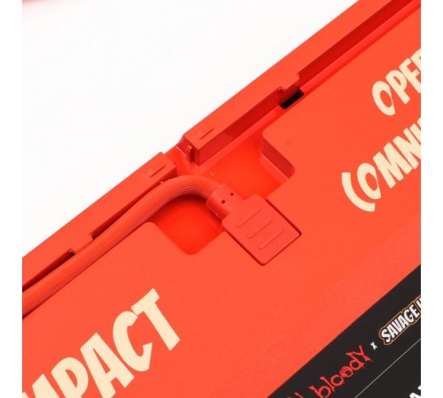 Клавіатура Bloody AT98 RGB Proxy Boom White/Red