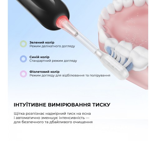 Зубна електрощітка Mova Fresh Black (ATB13A-BK)