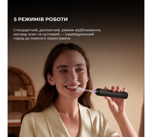 Зубна електрощітка Mova Fresh Pro Black (ATB15A-BK)