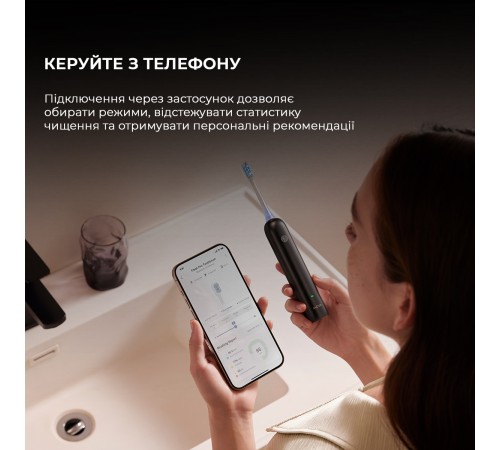 Зубна електрощітка Mova Fresh Pro Black (ATB15A-BK)