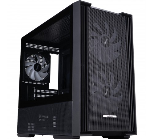 Корпус 1stPlayer AU6-BK-2FA7-14-2FA7R-1FA7 Black