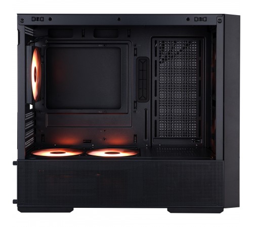 Корпус 1stPlayer AU6-BK-2FA7-14-2FA7R-1FA7 Black