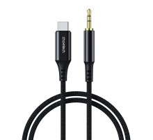 Адаптер Choetech USB Type-C - 3.5 мм (M/M), 2 м, Black (AUX008-BK)
