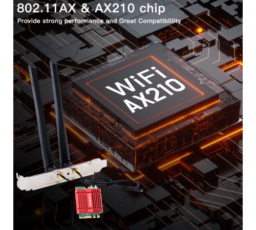 Бездротовий адаптер Fenvi AX210NGW Kit