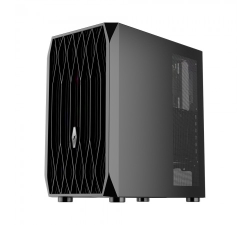 Корпус 1stPlayer AY7-BK-4F1 Black без БЖ