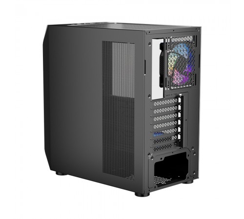 Корпус 1stPlayer AY7-BK-4F1 Black без БЖ