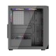 Корпус 1stPlayer AY7-BK-4F1 Black без БЖ