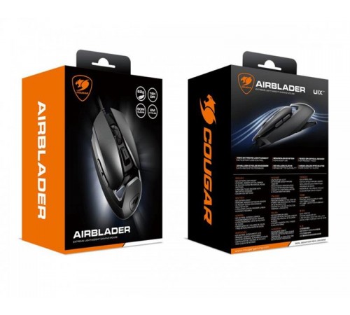 Миша Cougar Airblader Black USB Миша Cougar Airblader Black USB