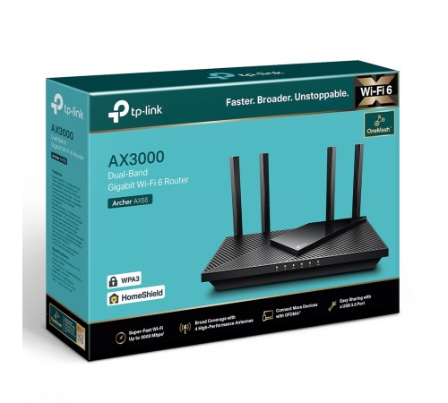 Бездротовий маршрутизатор TP-Link Archer AX55 Бездротовий маршрутизатор TP-Link Archer AX55
