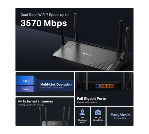 Бездротовий маршрутизатор TP-Link Archer BE220