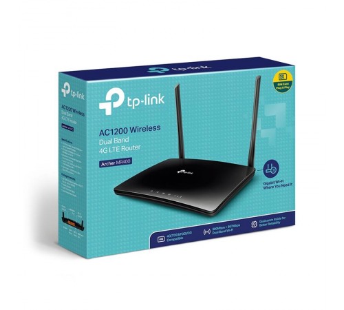 Бездротовий маршрутизатор TP-Link Archer MR400 Бездротовий маршрутизатор TP-Link Archer MR400