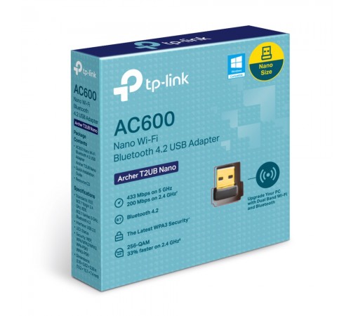 Бездротовий адаптер TP-Link Archer T2UB Nano Бездротовий адаптер TP-Link Archer T2UB Nano