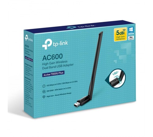 Бездротовий адаптер TP-Link Archer T600U Plus