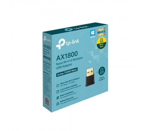 Бездротовий адаптер TP-Link Archer TX20U Nano
