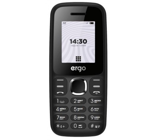 Мобiльний телефон Ergo B184 Dual Sim Black