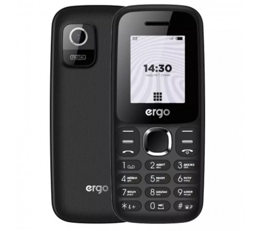 Мобiльний телефон Ergo B184 Dual Sim Black