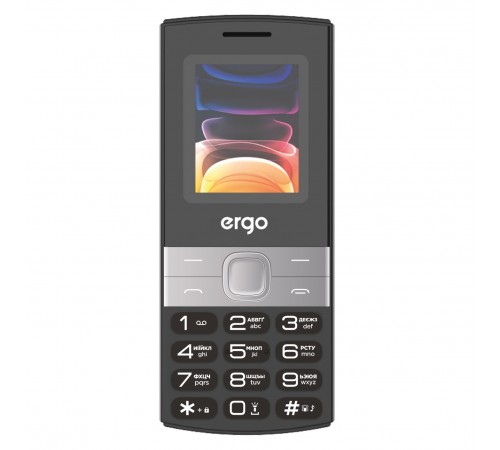 Мобiльний телефон Ergo B185 Dual Sim Black