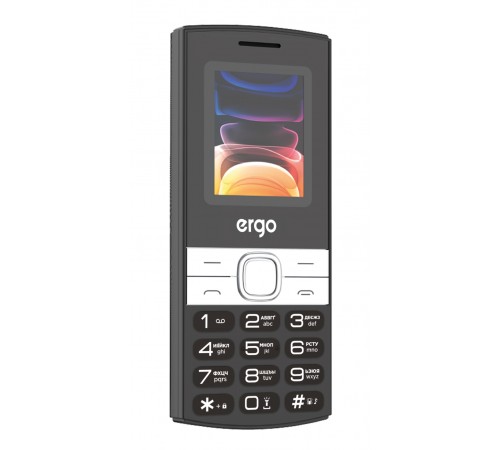 Мобiльний телефон Ergo B185 Dual Sim Black