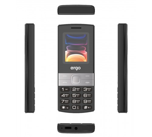 Мобiльний телефон Ergo B185 Dual Sim Black