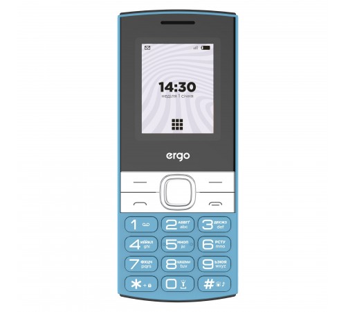 Мобiльний телефон Ergo B185 Dual Sim Blue