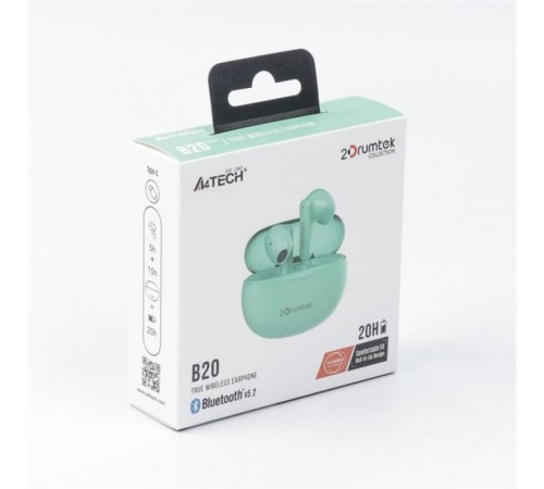 Bluetooth-гарнітура A4Tech B20 Mint Green Bluetooth-гарнітура A4Tech B20 Mint Green