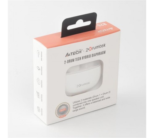 Bluetooth-гарнітура A4Tech B25 Grayish White