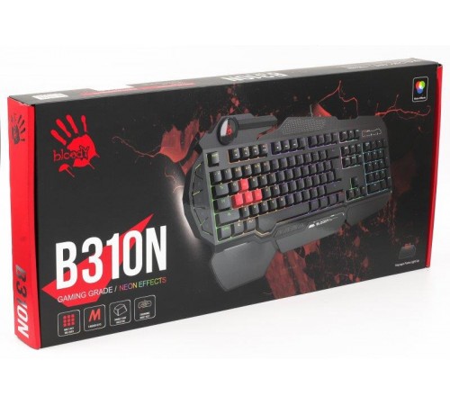 Клавіатура Bloody B310N Black USB