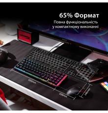 Клавіатура HyperX Origins 2 65 HX Red USB Black (B4QS3AA)
