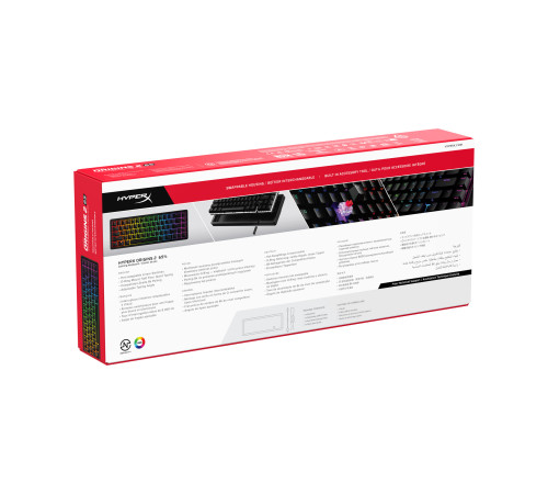 Клавіатура HyperX Origins 2 65 HX Red USB Black (B4QS3AA)