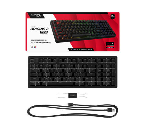 Клавіатура HyperX Origins 2 1800 HX Red USB Black (B4QS4AA)