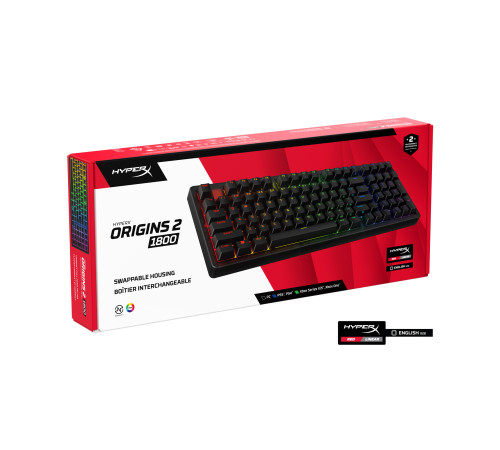 Клавіатура HyperX Origins 2 1800 HX Red USB Black (B4QS4AA)